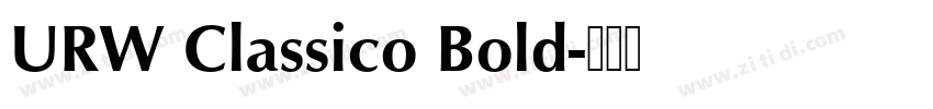 URW Classico Bold字体转换 URW Classico Bold字体转换